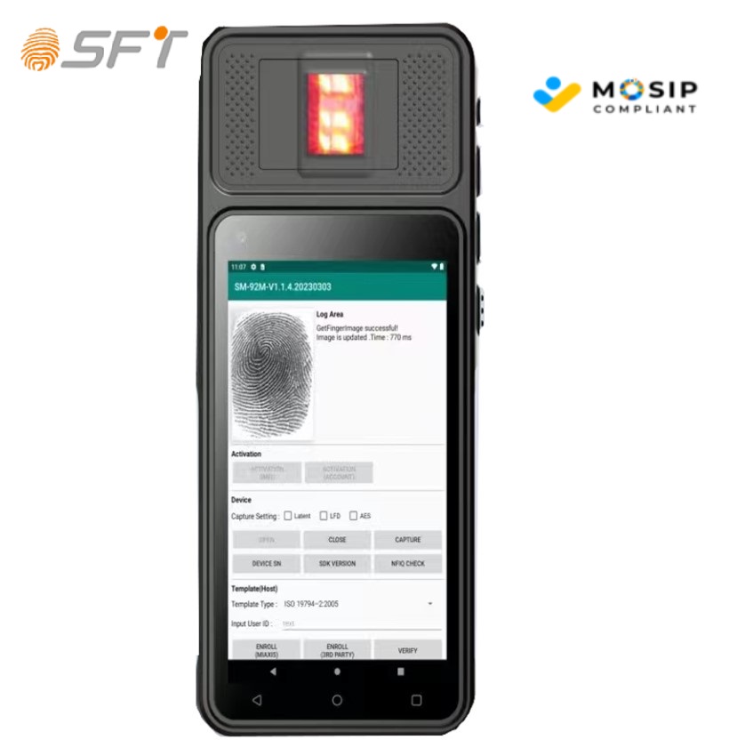 Scanner biométrico MOSIP