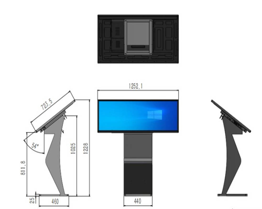 55inches windows healthcare kiosk