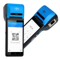 Terminal POS biométrico de impressão digital Android 4G de 6 polegadas