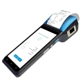 Terminal POS biométrico de impressão digital Android 4G de 6 polegadas