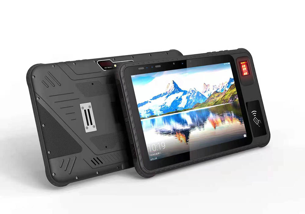 Recém-lançado 10.1 polegadas Android robusto Eleição biométrica IRIS Tablet com scanner de impressão digital FAP20 modelo SF107