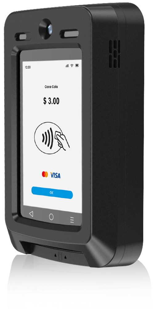 Solução de terminal POS de pagamento de máquina de venda automática autônoma sem dinheiro