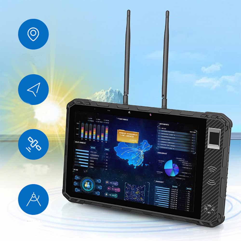Tablet Android robusto com módulo LORA para transferência de longa distância