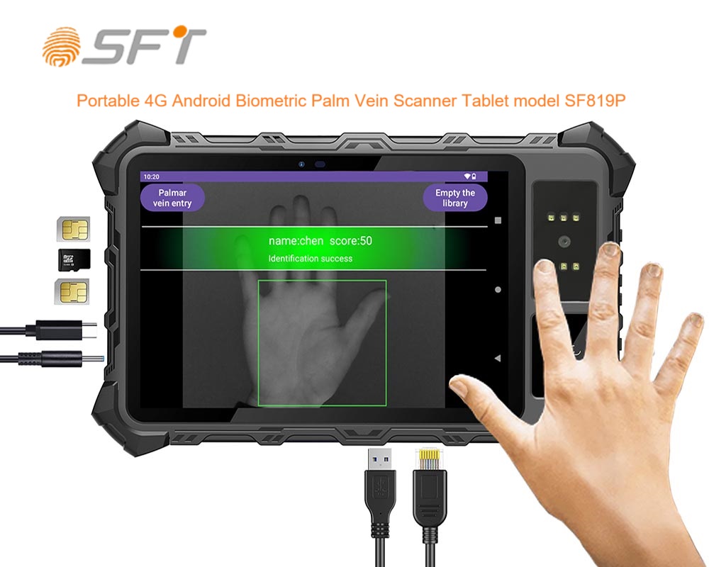 Fábrica de scanner biométrico de impressão digital SFT para veias da palma da mão Festival do Dia do Trabalho